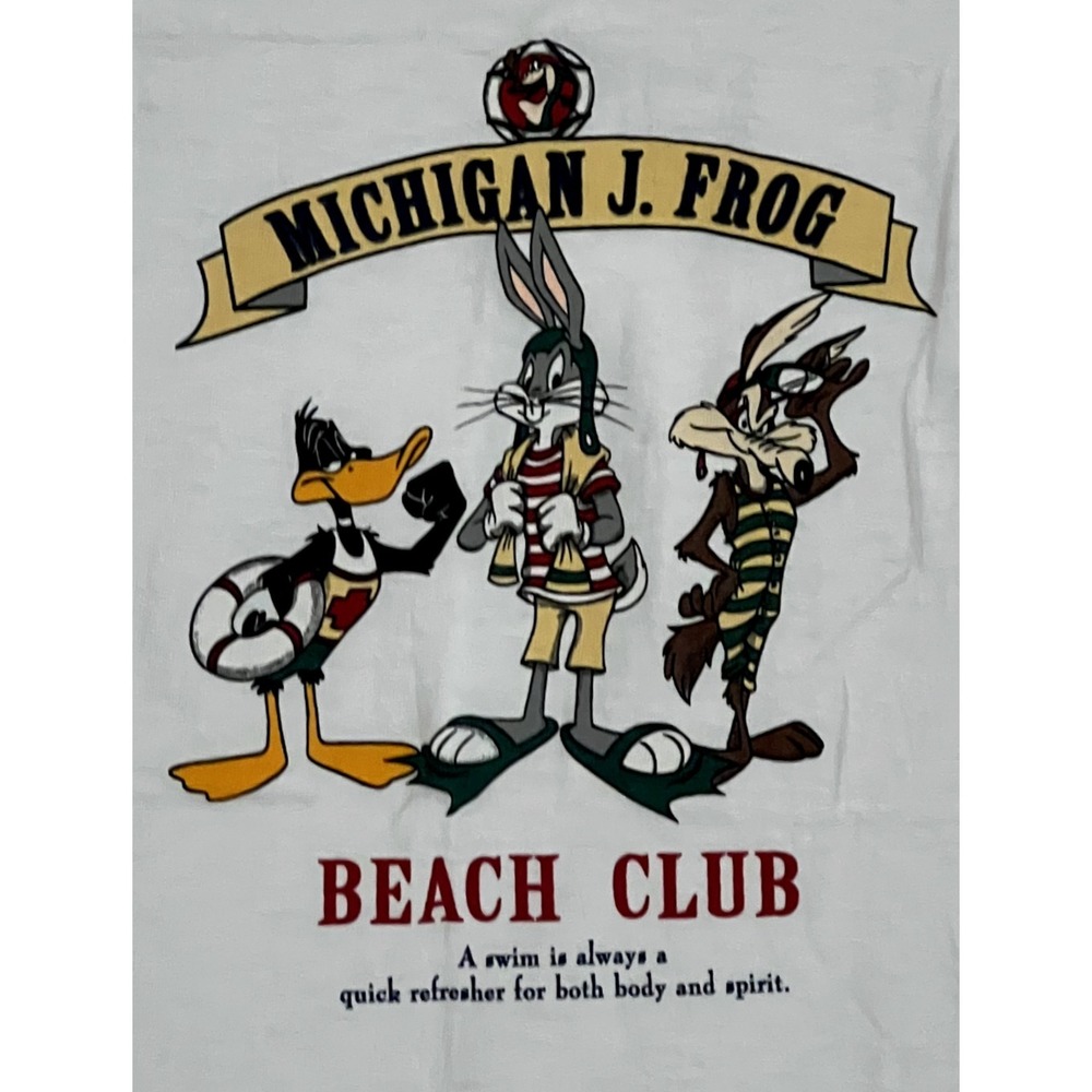Vtg ACME CLOTHING CO T-Shirt X Large BUGS BUNNY‎ Warner Bros 1991 Single Stitch